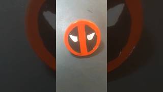 Deadpool DIY Pin #deadpool #diy #comicbooks #mcu #marvel #comics #painting #crafts