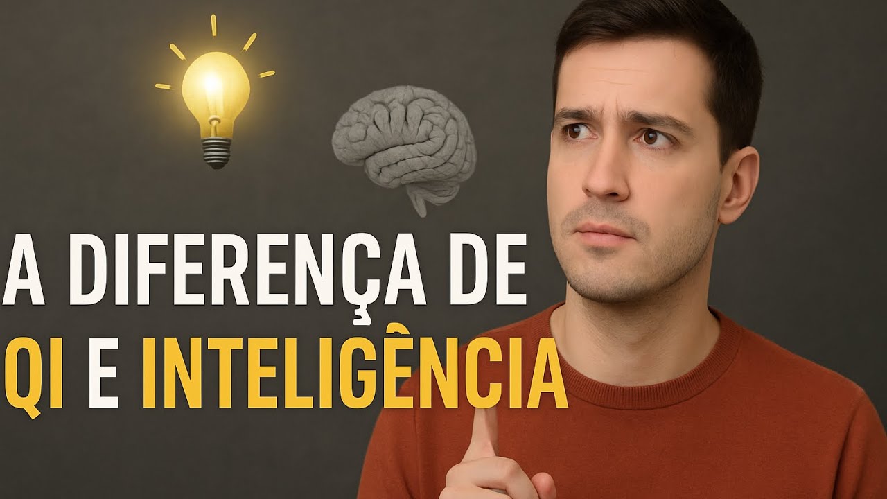 Qual a diferença de QI e Inteligência em 2min 