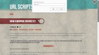 How to use a bookmarklet.