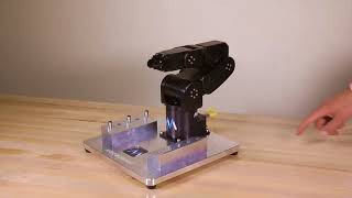 High accuracy small 6 axis industrial robot arm