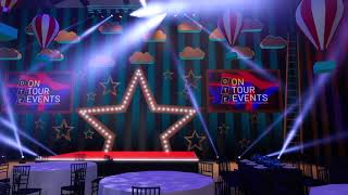 On Tour Events Provides A Turnkey Event Production Service For A Themed Award Ceremony in London
