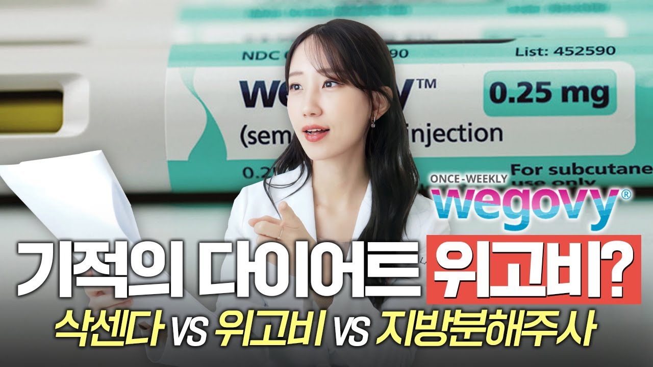 🔥기적의 다이어트 위고비?🔥 비만치료제 효과 총정리💯 | 위고비 vs 삭센다 vs 식욕억제제 vs 지방분해주사