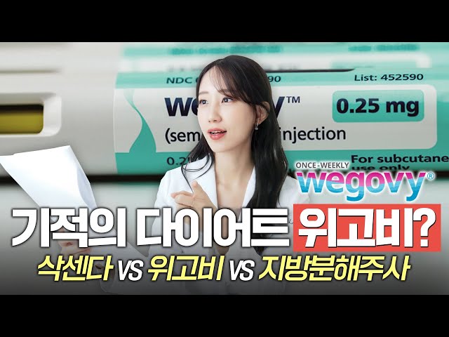 🔥기적의 다이어트 위고비?🔥 비만치료제 효과 총정리💯 | 위고비 vs 삭센다 vs 식욕억제제 vs 지방분해주사