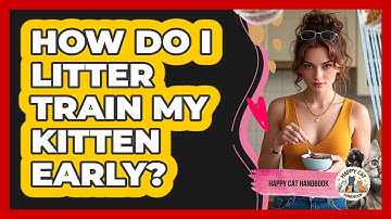 How Do I Litter Train My Kitten Early? - Happy Cat Handbook