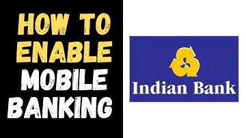 Mobiel bankieren inschakelen bij CBS Indian Bank