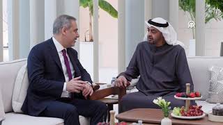 UAE president meets Turkish foreign minister Fidan in Abu Dhabi