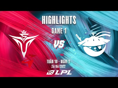 V5 vs AL | Highlights - Game 1 | Tuần 10 Ngày 1 | LPL Mùa Xuân 2022