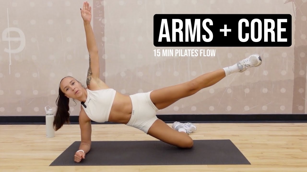 Pilates Arms + Core workout | No Equipment, No Repeat, Strong & Toned