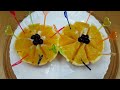 Как красиво нарезать Апельсин для Фуршета и Праздничного стола