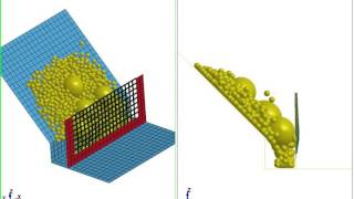 LSDYNA Discrete Element for debris flow