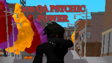 100 QA PSYCHIC POWER! ( Roblox Super Power Training Simulator )