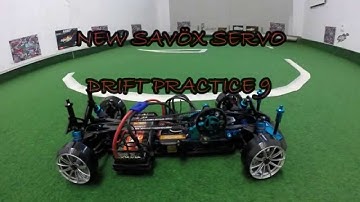RC DRIFT - Max Speed Technology - MST MS 01d - Drift practice 9 - New Savöx Servo