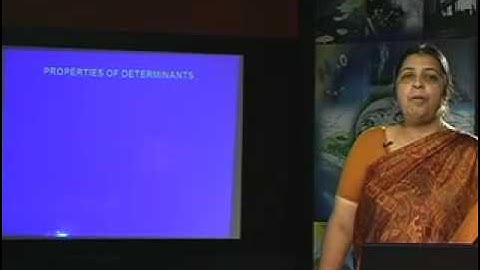 Mod-2 Lec-3 Determinants Part - 1