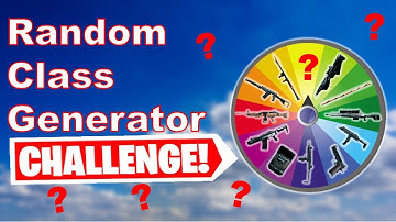 Can I be a BEAST with A RANDOM CLASS GENERATOR?! (Modern Warfare Search and Destroy)