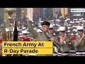 French army marches at kartavya path on republic day rafale jets fly past  republic day parade