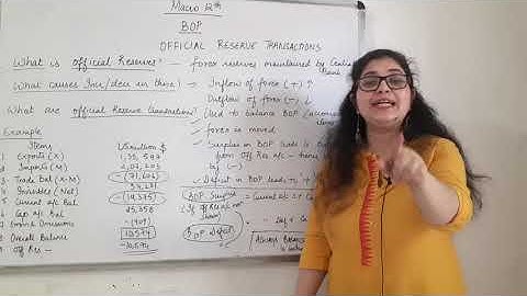 BALANCE OF PAYMENTS | OFFICIAL RESERVE TRANSACTIONS | MARCO ECONOMICS | CLASS 12 | EcoWorld