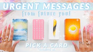 ⚠️(Do Not Miss)👉URGENT + Important Messages from Your FUTURE SELF🔥🍀🏡✨tarot reading✨🔮🧚‍♂️Pick-A-Card✨