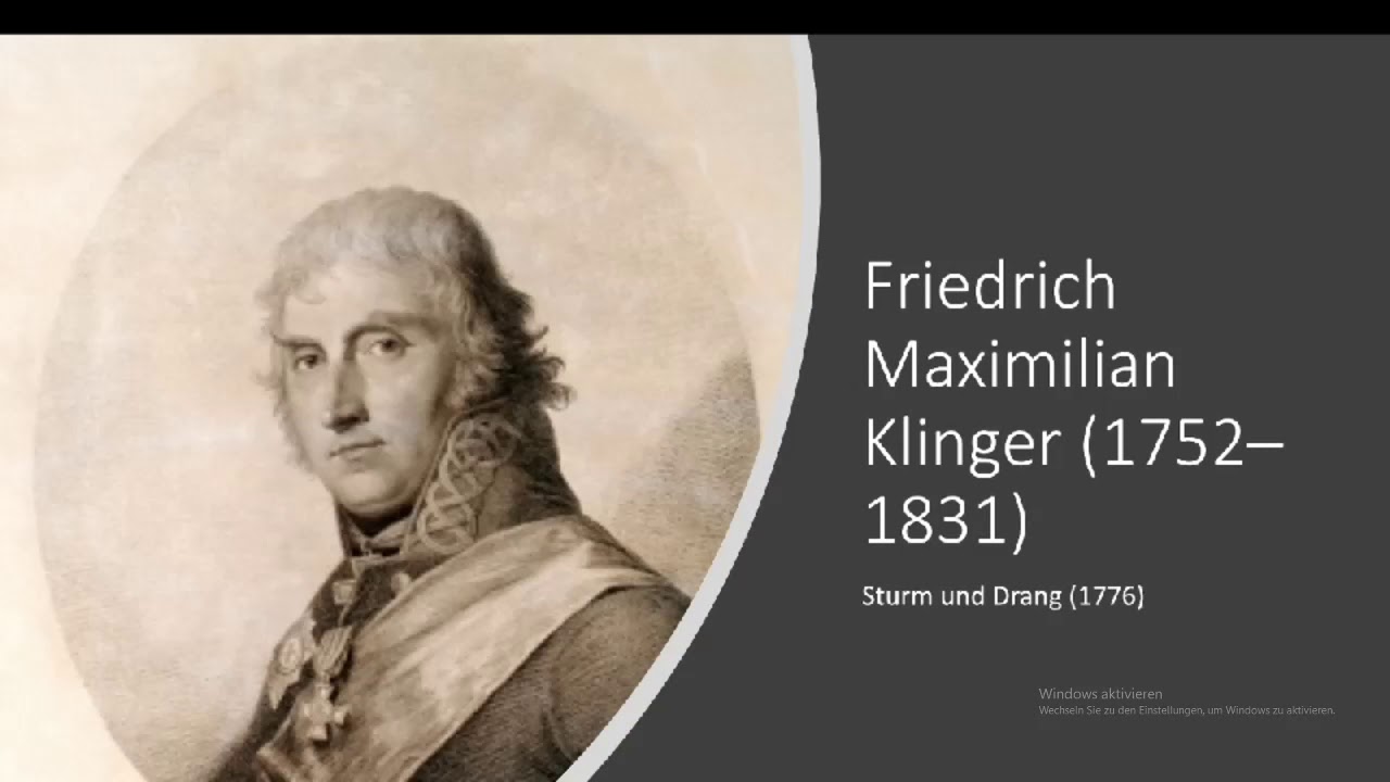 Sturm und Drang Erklärvideo YouTube