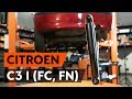 How to change rear shock absorber on CITROEN C3 1 (FC, FN)  [TUTORIAL AUTODOC]