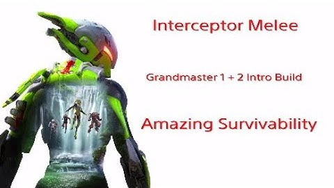 Anthem - Best Intro To Interceptor Melee!