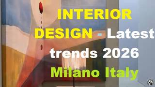 INTERIOR DESIGN   Latest trends 2026 Milano Italy