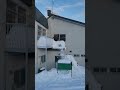また積もったね~ 1🌈 #雪下ろし