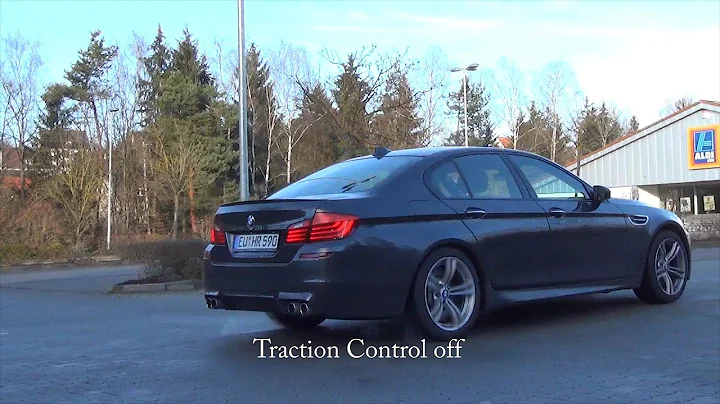 BMW M5 F10 Launch Control Start / Exhaust Sound / Revs / Acceleration / Traction Control off