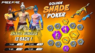Golden Shade X Poker Mp40 Return 🤯💥 | Next Moco Store Event | free fire new | ff new event