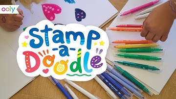 OOLY Stamp-a-Doodle Double-Ended Markers