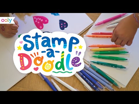 OOLY stamp markers stamp-a-doodle 12 pcs 3 yrs+ – PSiloveyou