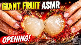 Ultra Realistic Giant Fruit ASMR Compilation | Cracking, Squeezing &amp; Sticky Sounds
