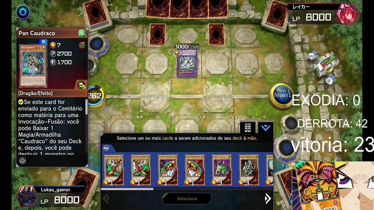 DECK YUGI CLASSICO MASTER DUEL EXODIA ATE VENCER: DIA 4