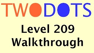 Two Dots Level 209 | TwoDots Level 209