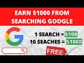 GET $1000 FROM GOOGLE SEARCH (BEGINNER METHOD) - Make Money Online 2021