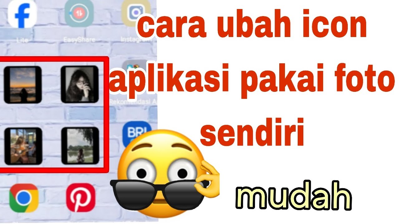 Cara Membuat Widget Pakai Foto Sendiri Di Layar Beranda - YouTube