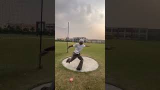 Discus throw skills drills technique athleticism’s CRDAV sports academy ellenabad