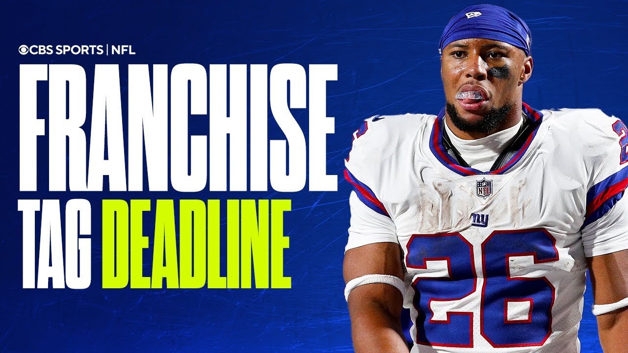 NFL Franchise Tag Deadline NEWS Giants will NOT tag Saquon, Panthers