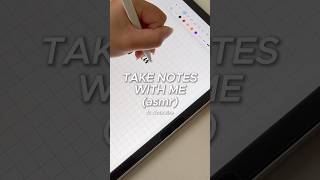take notes with me (asmr)