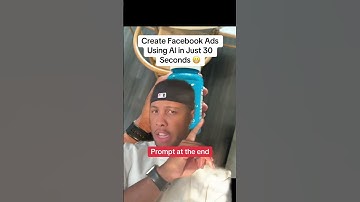 Create Facebook Ads With AI In 30 Seconds #ecommerce #facebookads #chatgpt