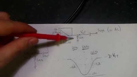 60 Hz Notch Filter with Op Amp