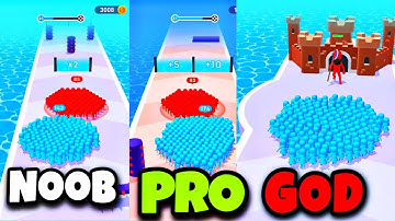 COUNT MASTER 3D - Gameplay Walkthrough ( Android-iOS ) NOOB-PRO-GOD