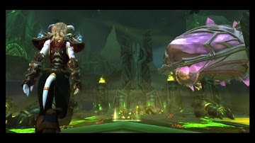 Aggramar attacks! Cutscene - World of Warcraft Legion 7.3
