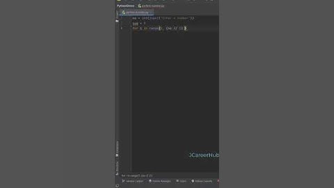 Python Program to Check Number is Perfect Number or Not | Python Interview Question and Answers