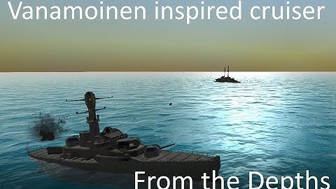 AA Light Cruiser Build | From the Depths