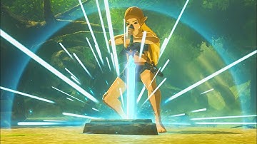 Zelda Pulling The Master Sword With Only 3 Hearts