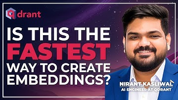 FastEmbed: Fast & Lightweight Embedding Generation - Nirant Kasliwal | Vector Space Talks #004