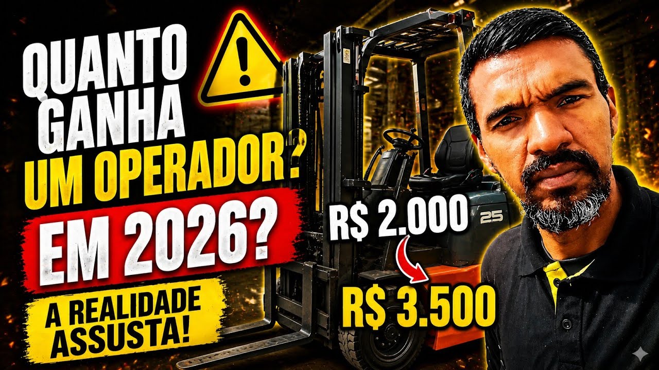 QUANTO GANHA UM OPERADOR DE EMPILHADEIRA EM 2026? (A REALIDADE ASSUSTA ...