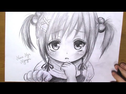 How To Draw Anime Cute Girl LoLi Anime Drawing Tutorial