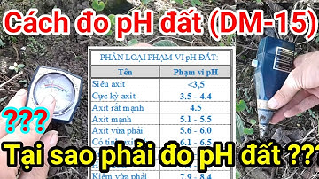 A29. pH đất, ảnh hưởng lớn đến năng suất,  tại sao cần đo pH đất ? #CuuHoNongNghiep #CHNN