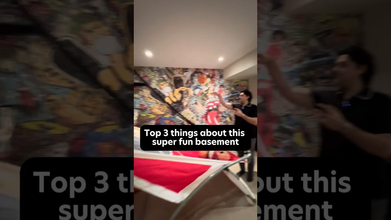 Top 3 things about this super fun basement: 1385 Arrowhead Rd, Oakville